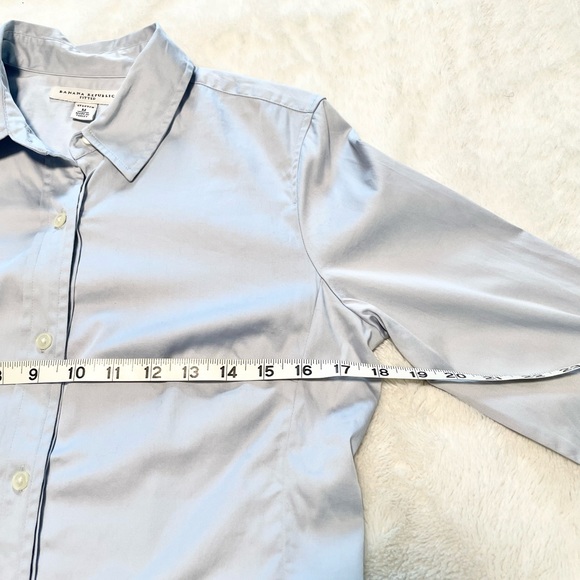 NEW Women’s BANANA REPUBLIC Stretch Button Up Poplin Shirt - Picture 13 of 15